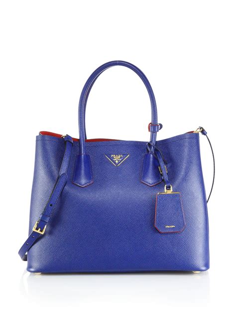 prada two way bag|prada saffiano cuir double bag.